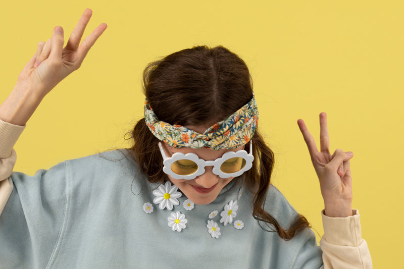 Jernemblem blomster 10 stk