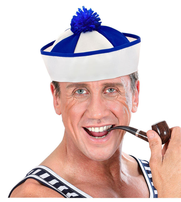 Hvid blå hat kaptajn