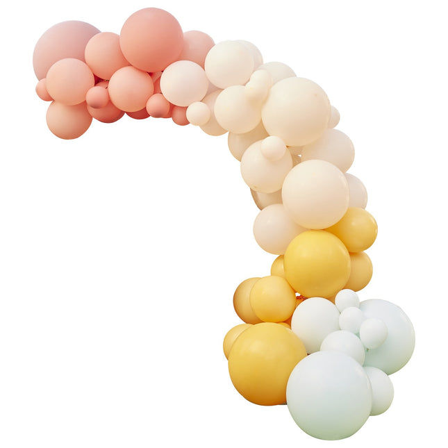 Pastel Balloon Arch Nude DIY-sæt