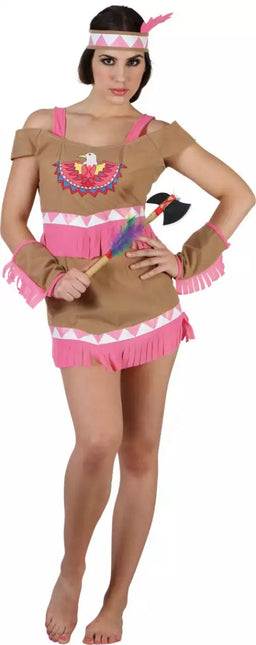 Indisk kjole lyserød