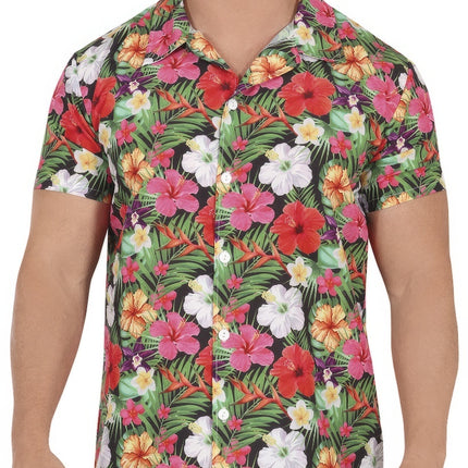 Hawaii Bluse Blomster til mænd
