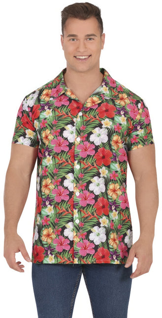 Hawaii Bluse Blomster til mænd