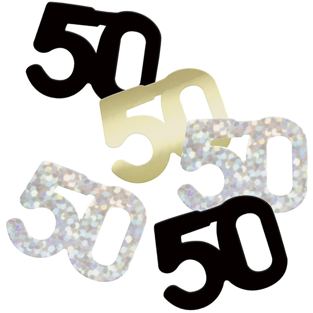 50 års konfettipose 14gr