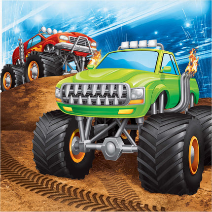 Monster Truck servietter 33 cm 16 stk