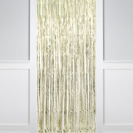Guld dørforhæng 2m