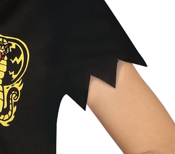 Ninja Kostume Sort Gul Dreng