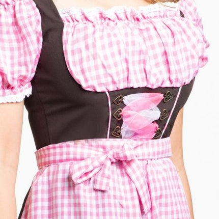 Dirndl-kjole Oktoberfest Lang Pink