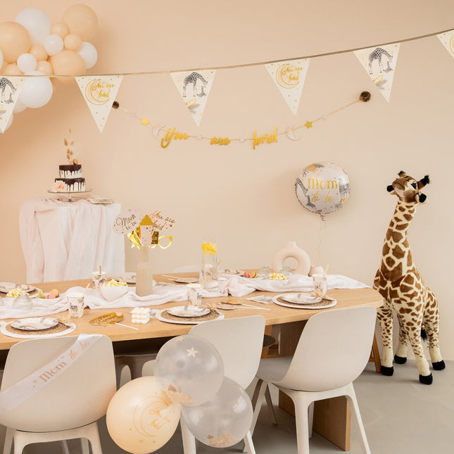 Fødselsballoner Safari 30 cm 6 stk