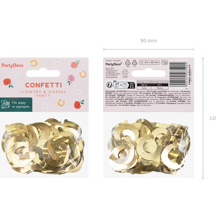 Guldkonfetti-hestesko