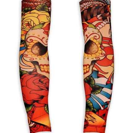 Farvet falsk tatovering