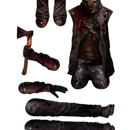 Halloween-dukke DIY 1,8 m