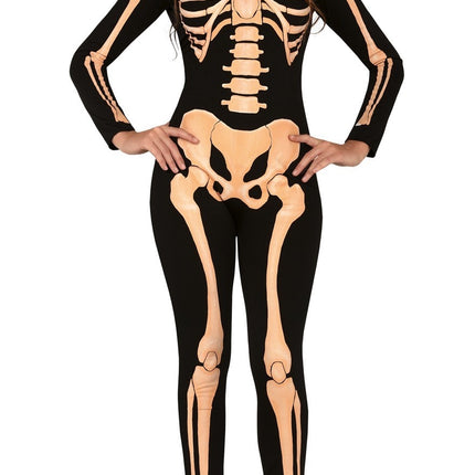 Skelet Halloween-kostume til damer Jumpsuit
