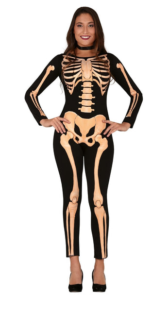 Skelet Halloween-kostume til damer Jumpsuit