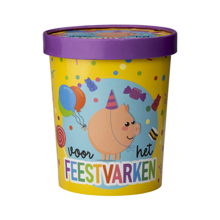 Slikbakke Party Gris 12cm