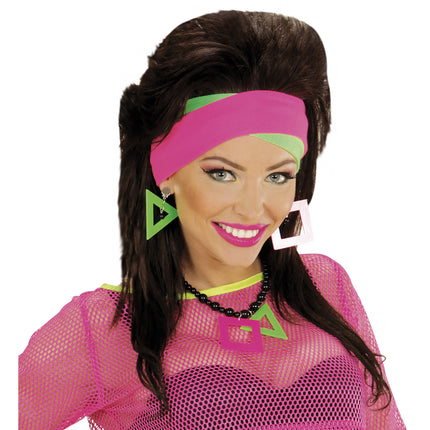 Neon 80S pandebånd 2 stk