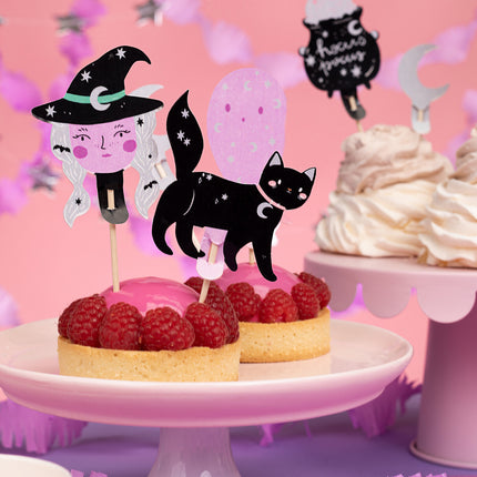 Halloween Cupcake Toppers 14cm 6stk