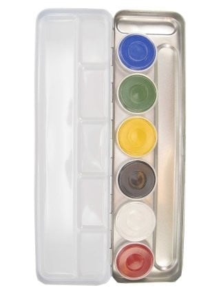 Farvet make-up 6 stk