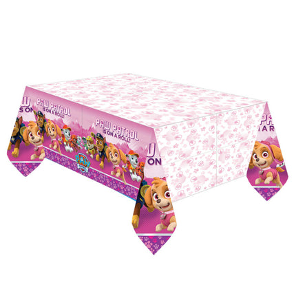 Borddug Pink Paw Patrol Plastic 137x243cm