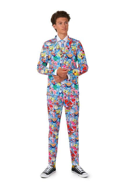 Svampebob Frenzy Dragt Dreng Teen <tc>OppoSuits</tc>