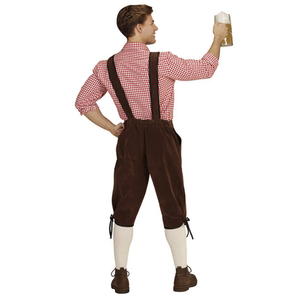 Oktoberfest Lederhosen Brun Mænd