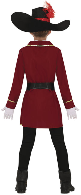 Piratkostume rød pige