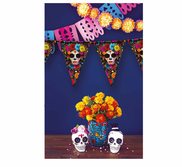 Halloween-guirlande kranier 3m