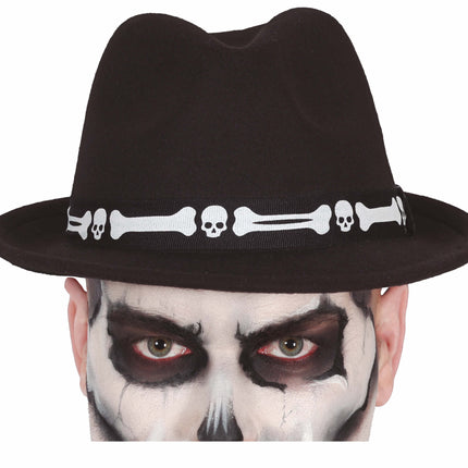 Knogler med sort hat