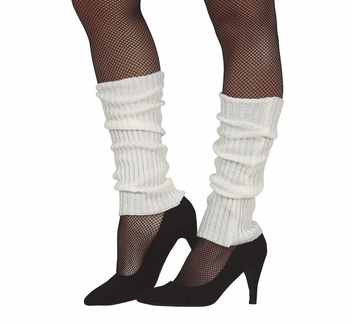 Hvide benvarmere Neon