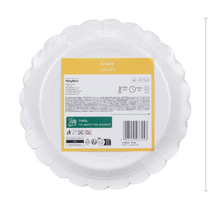 Hestetallerkener 18cm 6stk