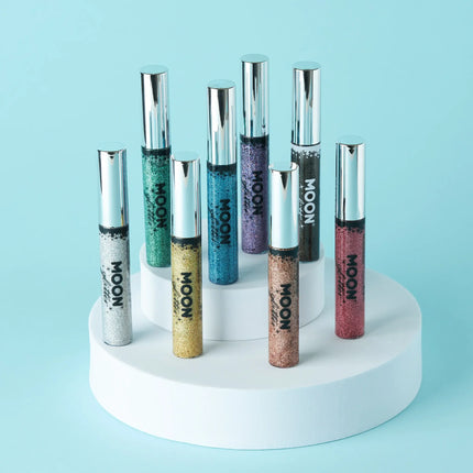 Moon Glitter Holografisk Glitter Eye Liner Sort 10ml