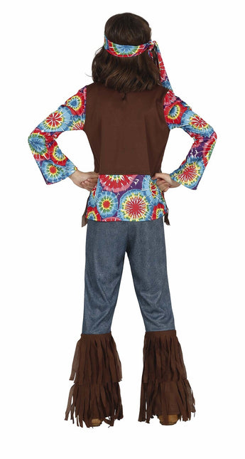 Hippiepige-kostume blomster