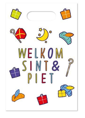 Festposer Welcome Sint & Pieten 6 stk