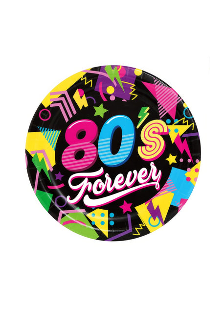 Neon 80S Borden 23cm 6st