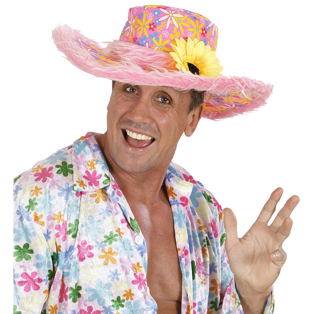 Lyserød hat Lyserød solsikke