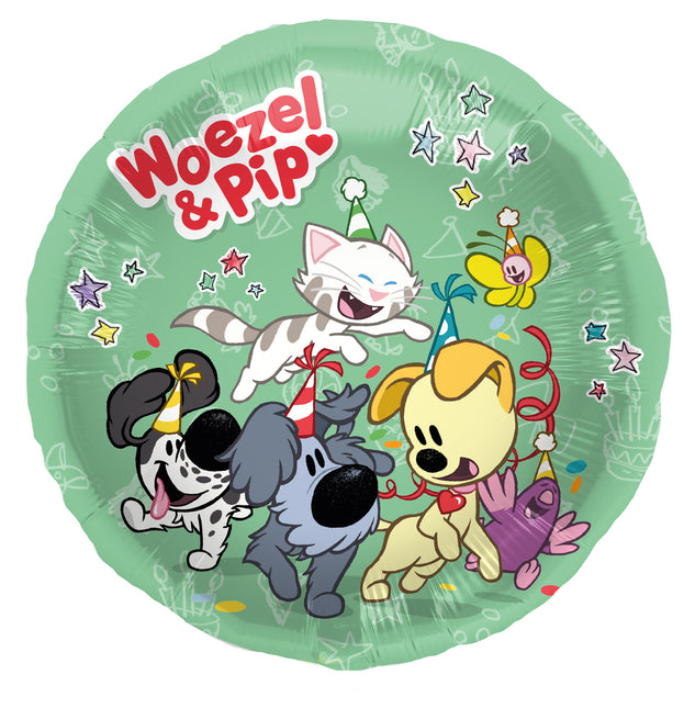 Woezel En Pip Helium Ballon Leeg 45cm