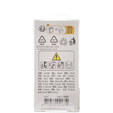 Stearinlys Simply Chic Silver Figur 7