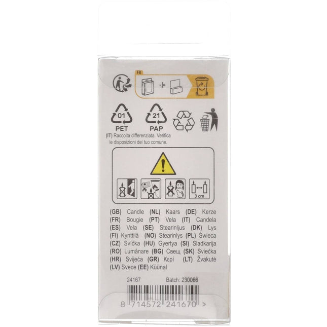 Stearinlys Simply Chic Silver Figur 7