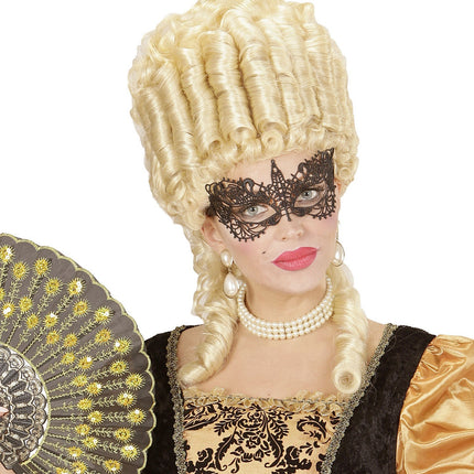 Blonde øjenmaske sort