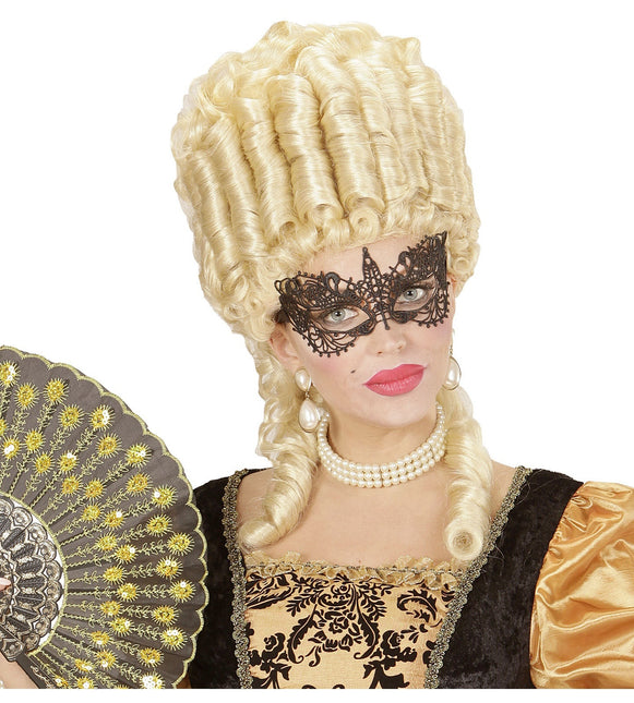 Blonde øjenmaske sort