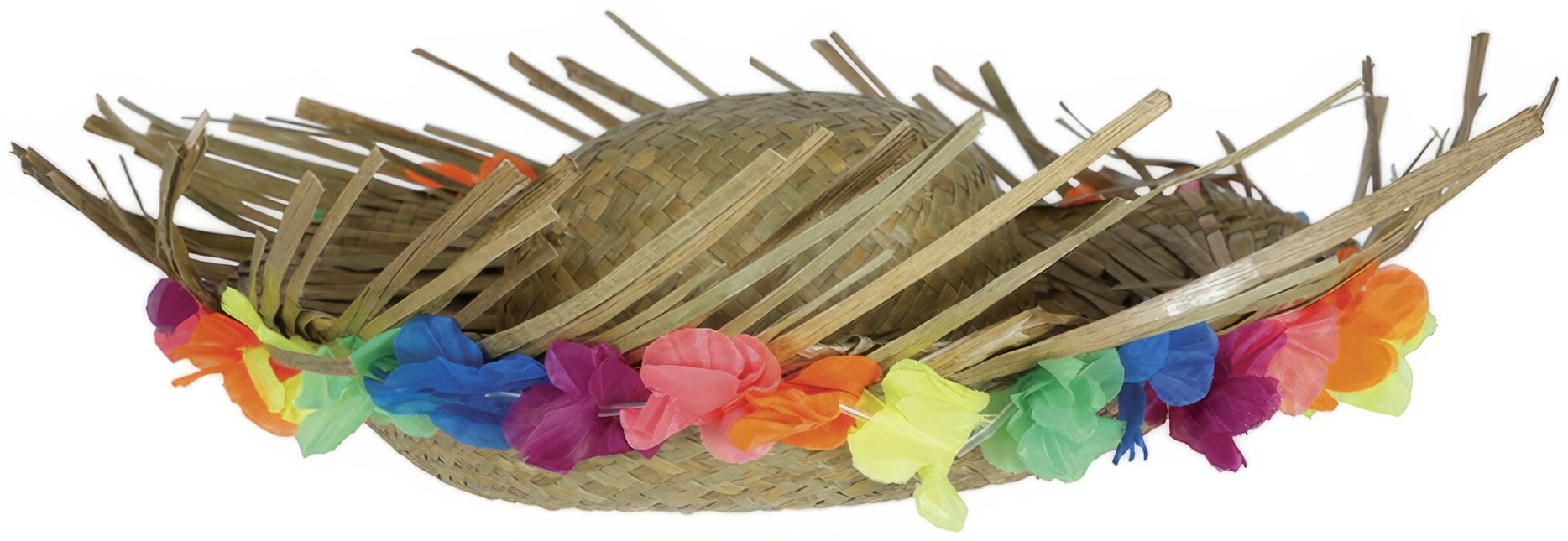 Hawaii stråhat med blomster