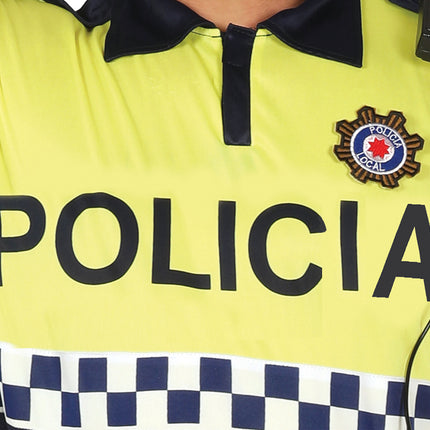 Politimand i nabolaget kostume mænd