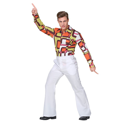 Disco 70S Bukser Hvid Mænd