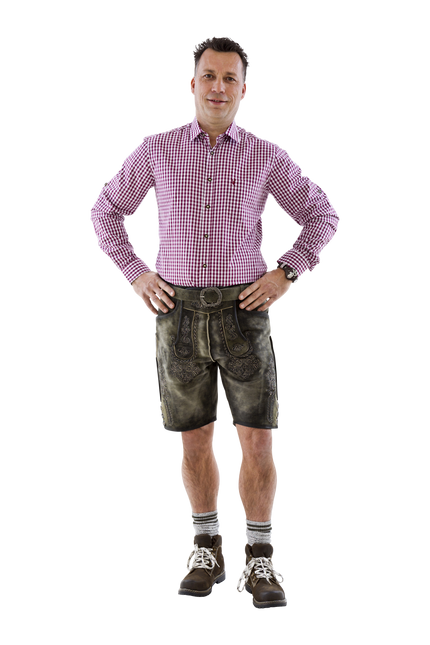 Rød hvid bluse langærmet Threshold Arm til mænd