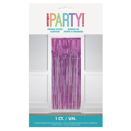 Lyserødt dørforhæng Pastel 2m