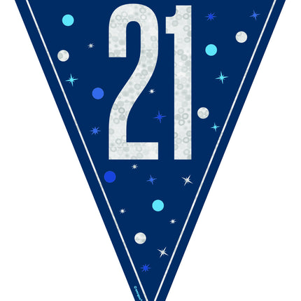 21 år krans blå 2,5 m