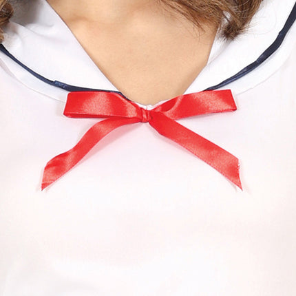 Kostume Blå Hvid Dame Sømand