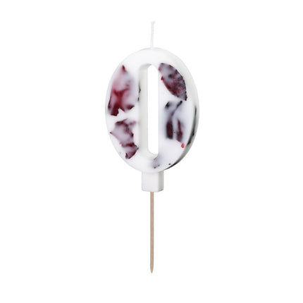 0 års kronblade til stearinlys 8 cm