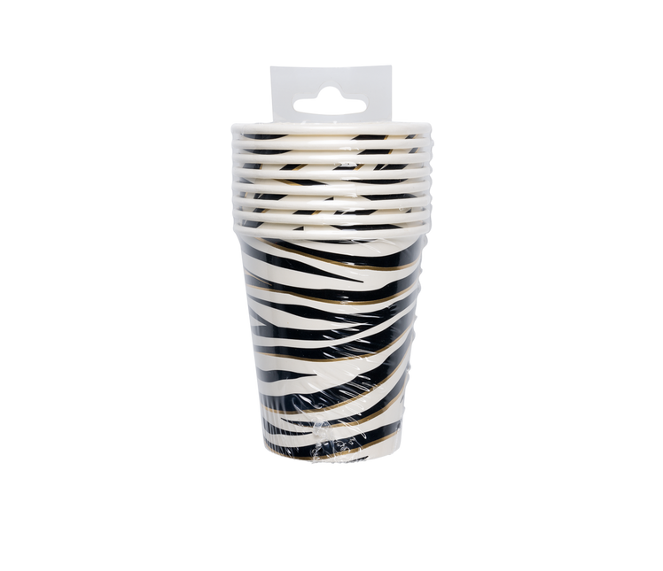 Zebra-kopper 9cm 8stk