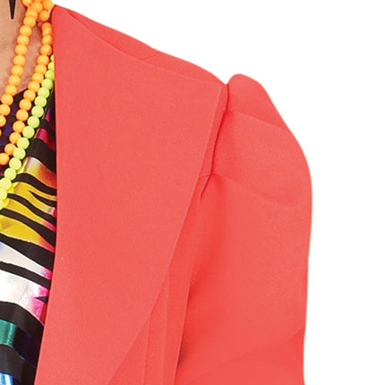 Neon 80S kostume regnbue damer