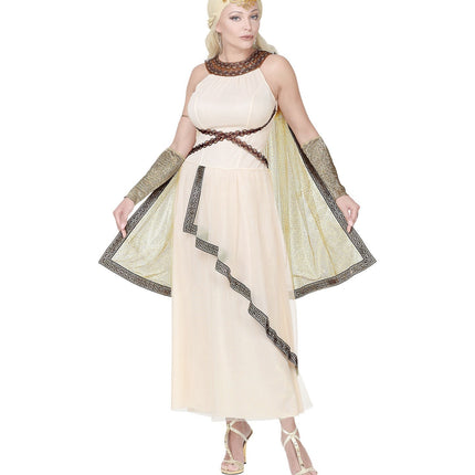 Græsk gudindekjole til damer